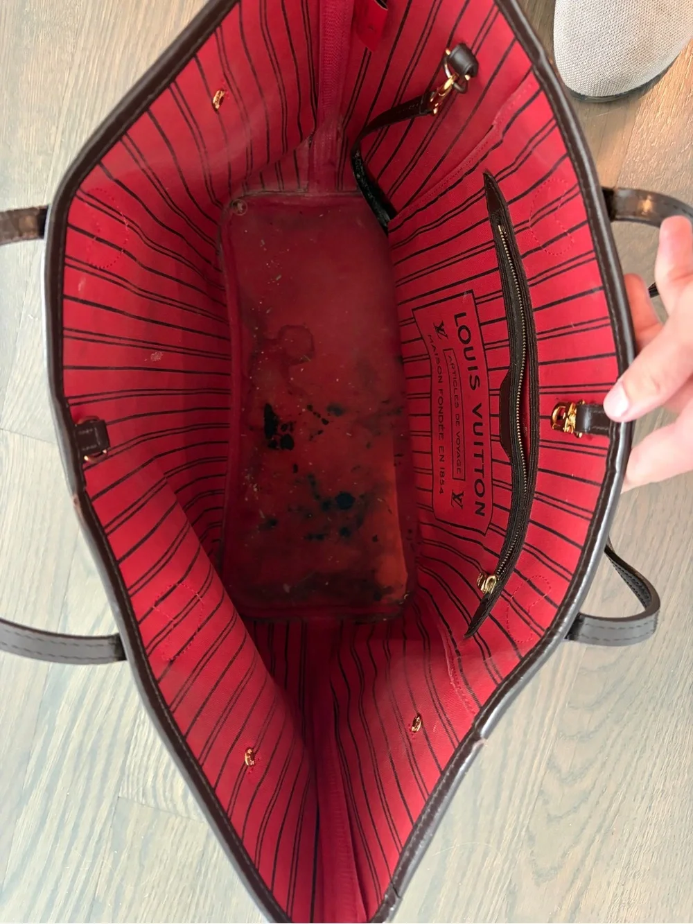 Louis Vuitton Brown Damier Checkered Tote